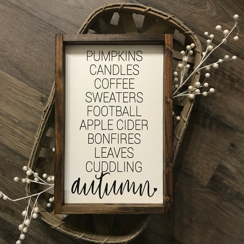 RTS / Autumn List
