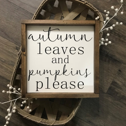 RTS // Autumn Leaves + Pumpkins Please