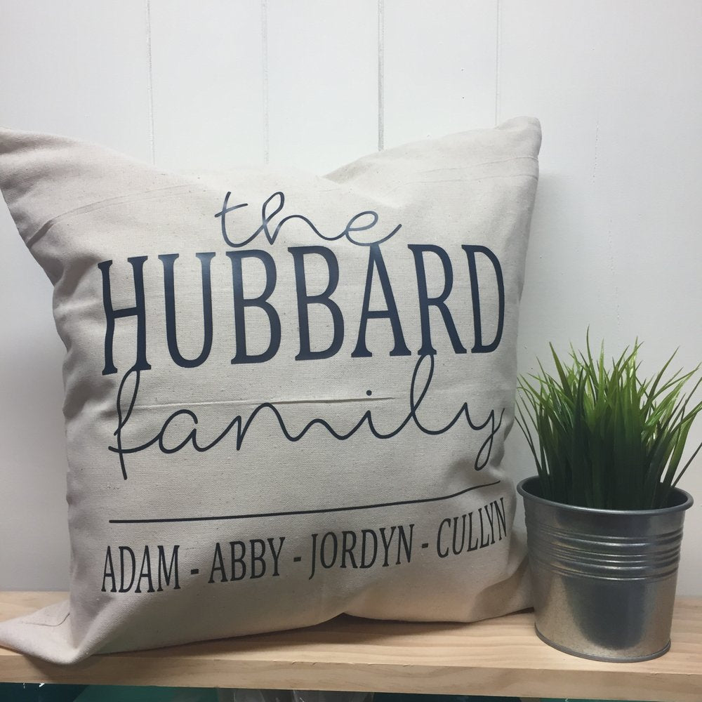 Family Pillow Cover