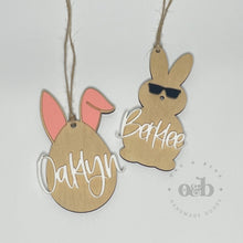 Load image into Gallery viewer, MTO / Acrylic + Wood Bunny Tag