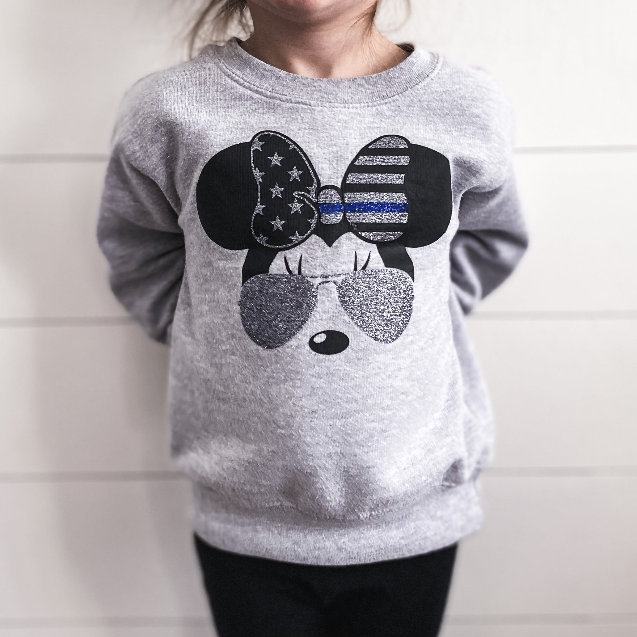 Thin Blue Line Mickey Minnie – Oak and Berk