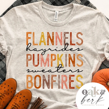 Load image into Gallery viewer, RTS / Flannels Hayrides Pumpkins