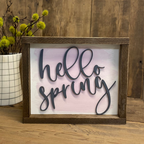 RTS | 3d Hello Spring Watercolor