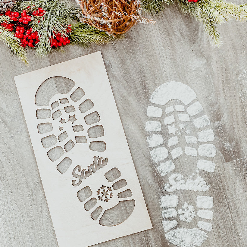 RTS / Santa Footprint Stencil