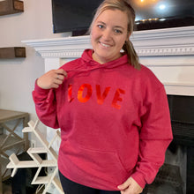 Load image into Gallery viewer, RTS / Metallic Love Hoodie