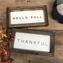 Load image into Gallery viewer, Fall Shelf Mini Signs
