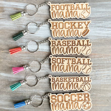 Load image into Gallery viewer, Sports Mama Keychains