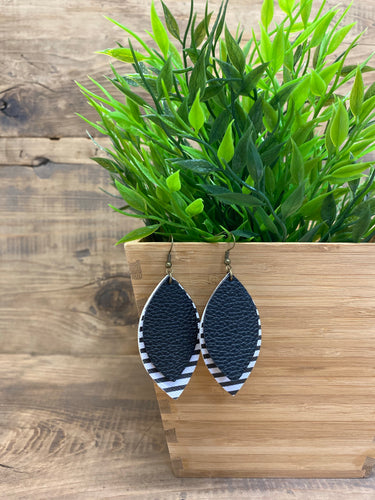 Marquise - Striped Black Double