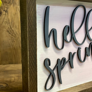 RTS | 3d Hello Spring Watercolor
