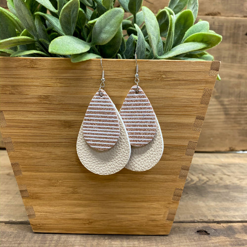 Teardrops - Straight Sparkle | Rose Gold