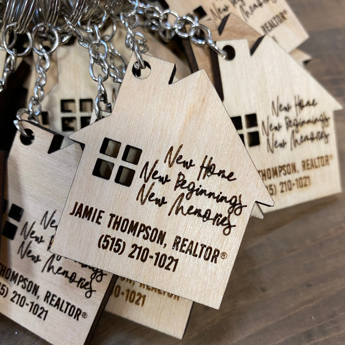 Realtor Keychains – Oak and Berk